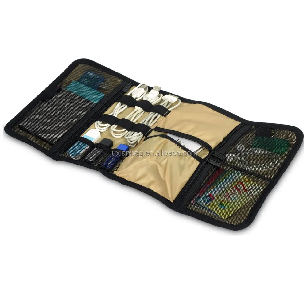 
Portable Universal Wrap Electronics Accessories Travel Organizer Hard Drive Bag Cable Stable Baby Healthcare Kit 