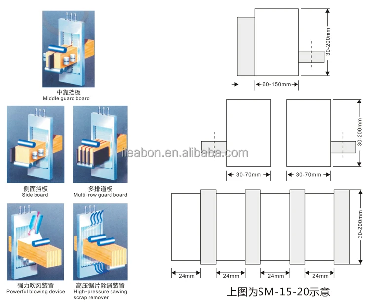 (SM-30-20) Woodworking frame saw machine best hardwood flooring and heavy Bamboo