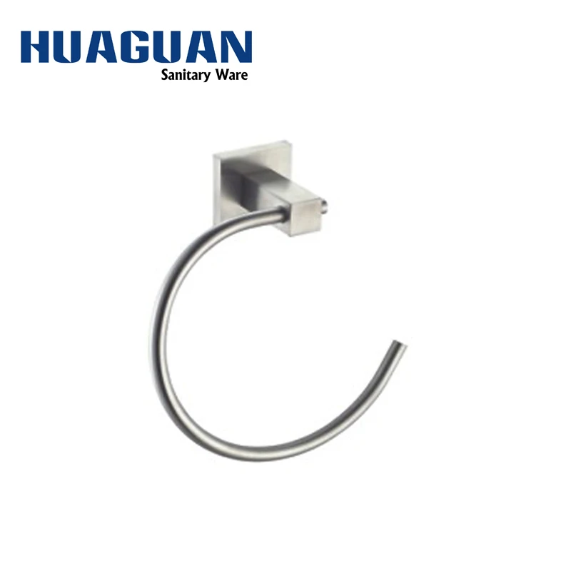 
Square-design Stainless steel 304 Brush Nickel Bathroom accessory set 