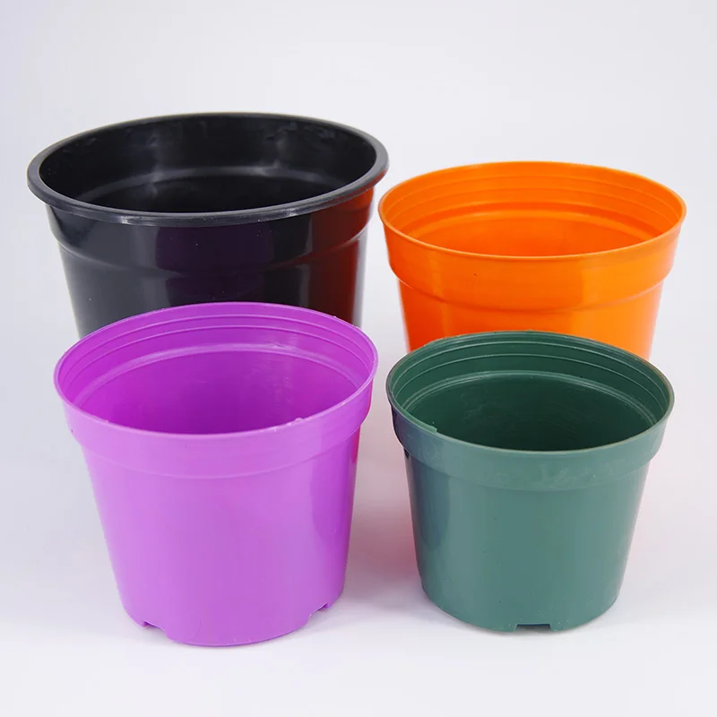 Home Decoration Color Small Plastic Flower Pots, 3 Inch Flower Pots For Sale