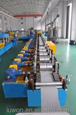 Durable Steel Door Profile Roll Making Machine/Metal Roller Door Frame Production Line
