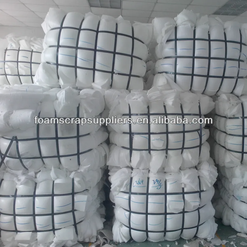high quality waste foam sponge scrap for rebond mattress/sofa/bed Recycled Plastic Furniture Foam Sponge Scrap