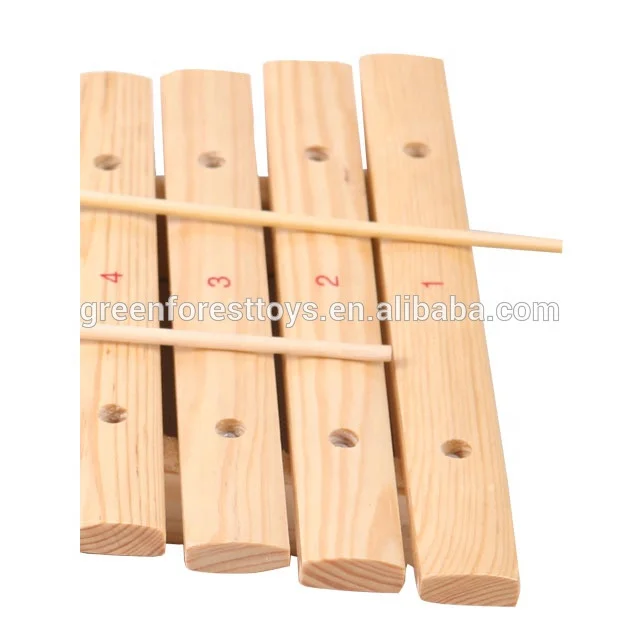 Natural and Classical Music Toy for Kids Learning Wooden Xylophone