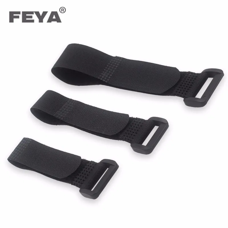 Adjustable multi-function notebook hook and loop strap with buckle