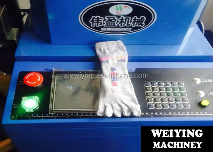 
automatic machine manufacturing socks( five toe socks) 