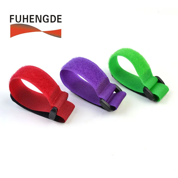 heavy duty standard cinch strap 100 nylon welding plastic ring hook loop band for a tighter hold