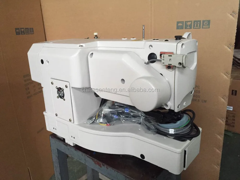 ST 1790S High speed computer controlled straight button holing sewing machine,price sewing machine