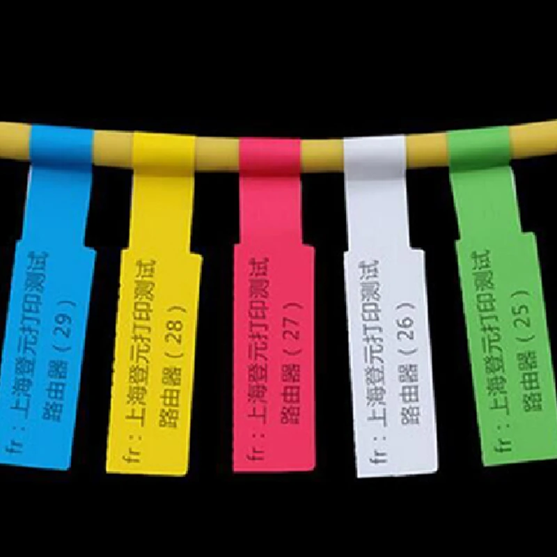 A4 cable labels for laser jet printers 30 sheets 900 labels synthesis label