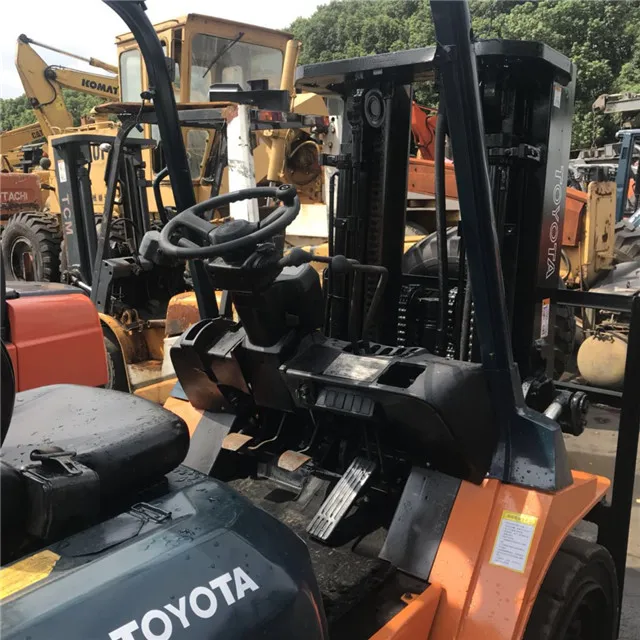 
Used forklift toyota 4 ton / fd40 with side shift ,Secondhand japan Manual Pallet Truck forklift 4 ton with 2 stages for sale 