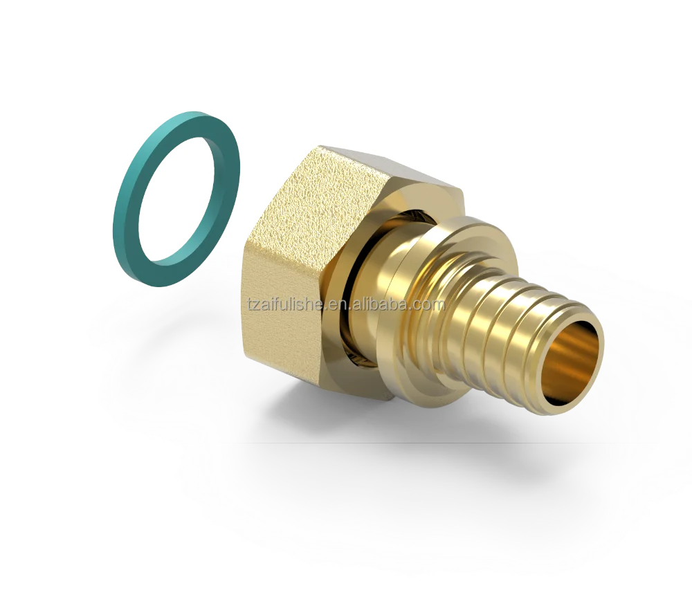 Good quality Brass Pex fittings S3.2 brass pipe fittings for water heating system