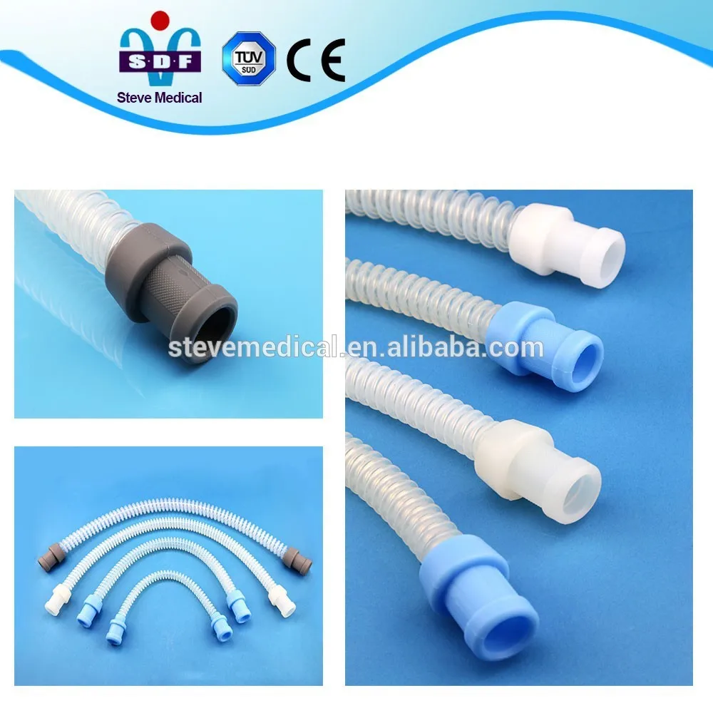 силиконовая резина медицинский гофрированной трубки с ce& исо