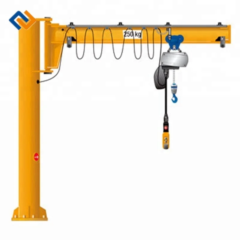 Factory price High quality 270 degree rotate floor mounted Cantilever crane