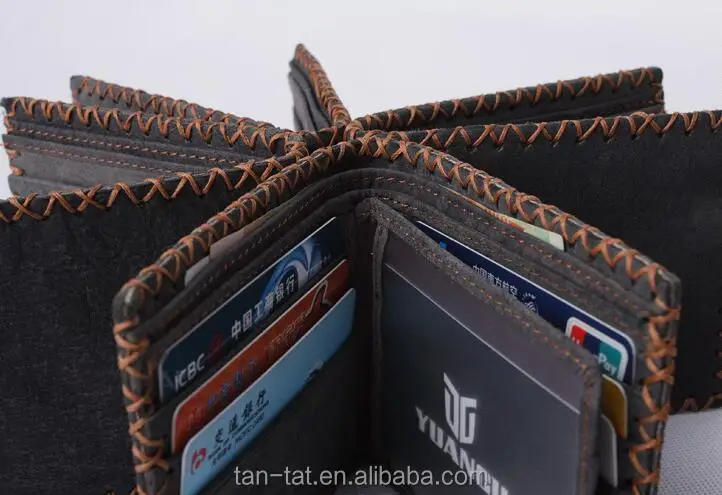 Genuine leather wallets for men by hand made