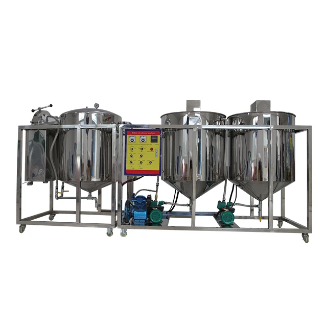 Small scale edible sunflower sesame sunflower cotton peanuts oil refinery