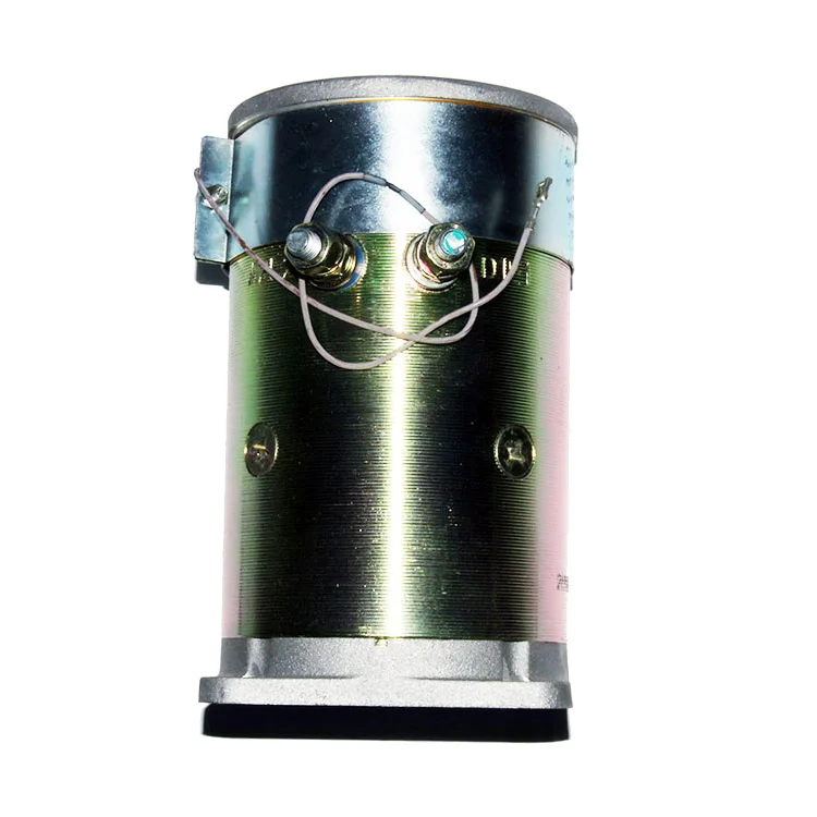 mini hydraulic actuator motor 127mm 24V 3000W carbon brushes of DC motor