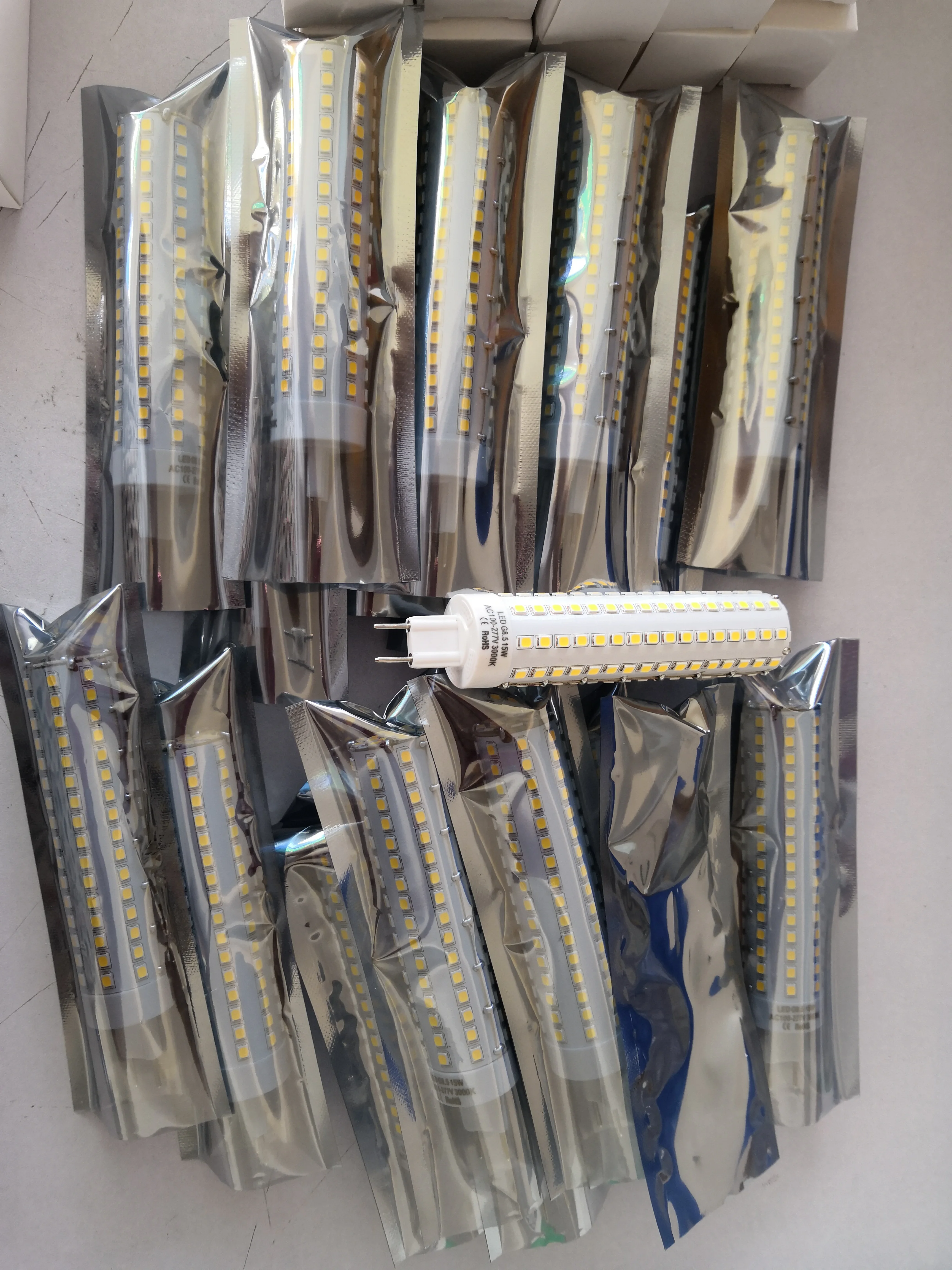 100-277v 15w g8.5  led corn bulb lamp light replace 150w halogen bulb