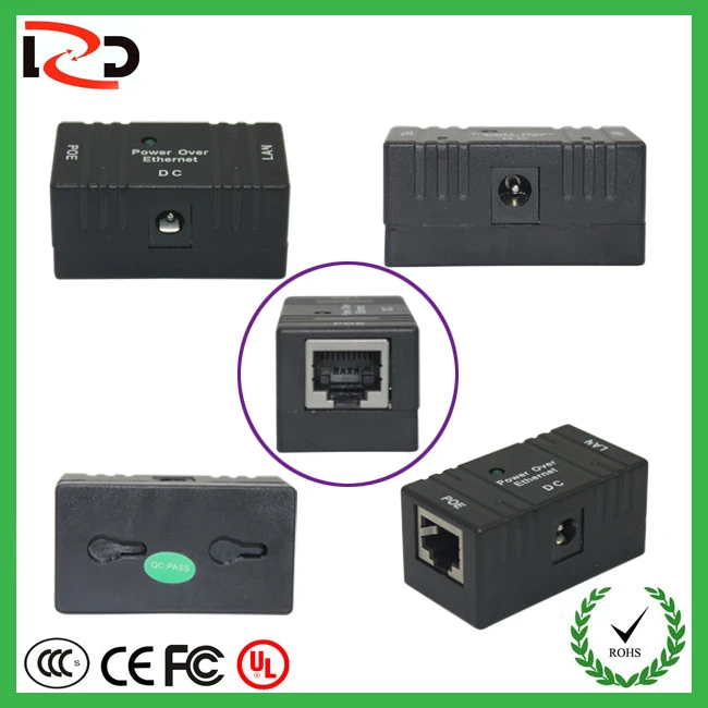 Лунган 10 / 100 Мбит ieee802. 3af PoE сплиттер