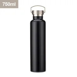 500ml Custom LOGO Double Wall Stainless Steel Water Bottle Vacuum Flask With Handle