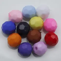 Wholesale Mixed Bubblegum Color Acrylic Faceted Round Beads 4mm To 20mm Disco Ball Beads