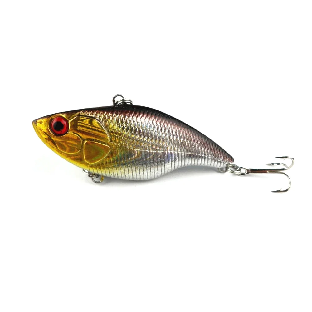 75mm 18g ABS Plastic Fishing Hard Lures VIB lure Bait Lipless Crankbait Rattle bait
