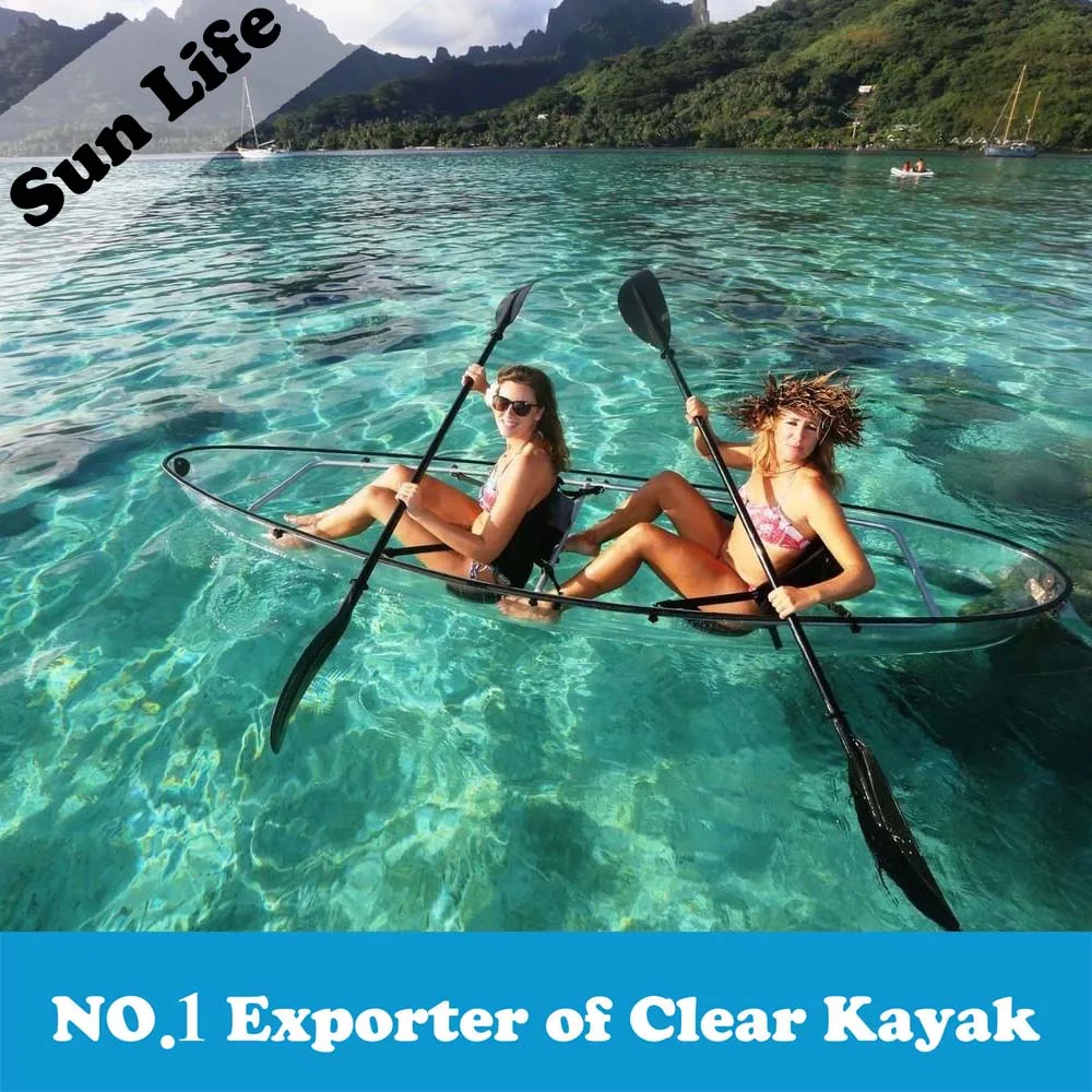 Hotsales Duranble tourism see through kayak and canoe