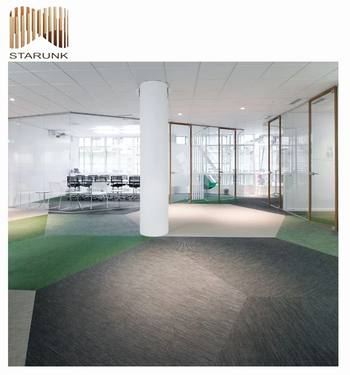 Tile Parket Flooring for Restaurants Factory Direct Laminate Vinyl Fashion Durable Woven Whole Sale Placemat Simple Color Indoor