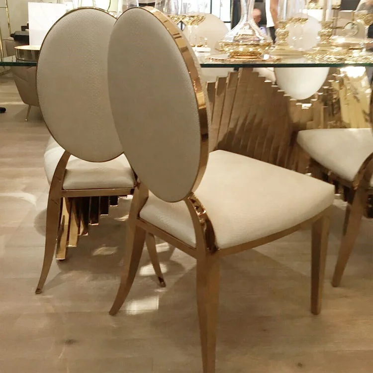 
Luxury Rose Gold Party Chairs Wedding For Sale 