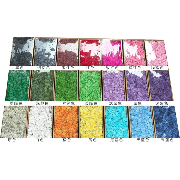 
Yunnan A Grade Dried Flowers Wholesale Lichen Preserved Moss For House Decoration 