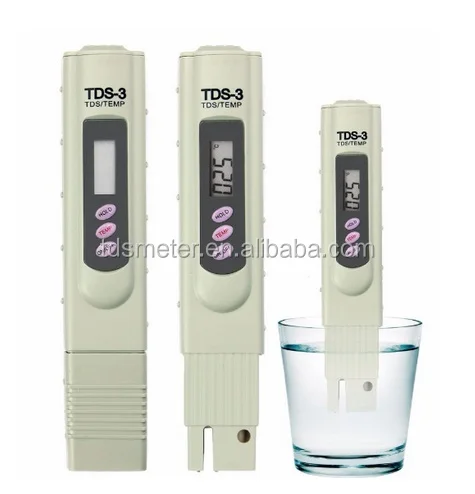 Автоматическая 0-9990ppm измерения TDS-3 цифровой портативный TDS с подсветкой