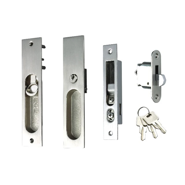 Sliding Door Fittings Series Glass Door Lock with Key (208000958)