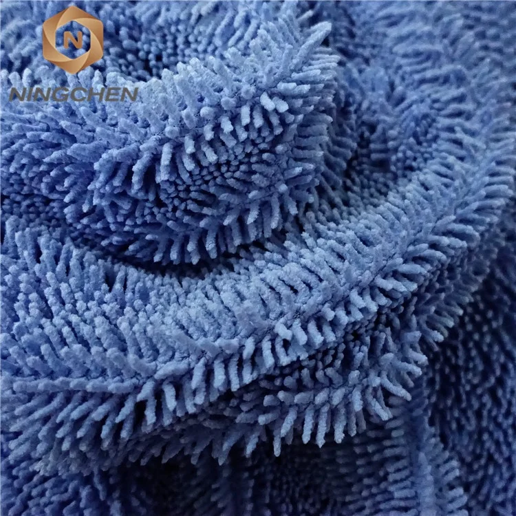 hot sales chenille fabric Multi purpose premium scratch-free microfiber waterproof 5 finger dual car clean wash noodle chenille