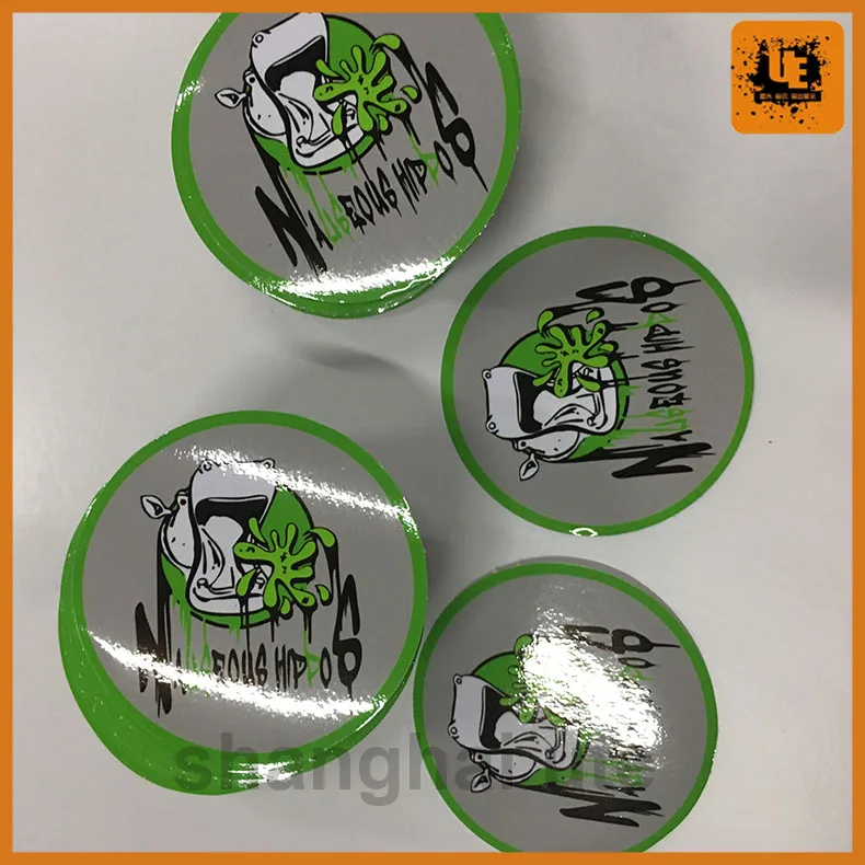 Custom Printed Waterproof Die Cut Logo Adhesive Vinyl PVC Sticker, Custom Adhesive Sticker Printing