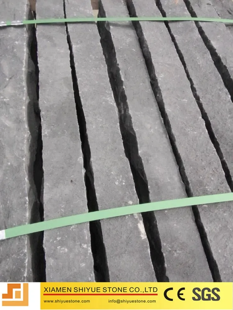 
Cheap Price All Side Natural Split Black Basalt Kerbstone/Curbstone 