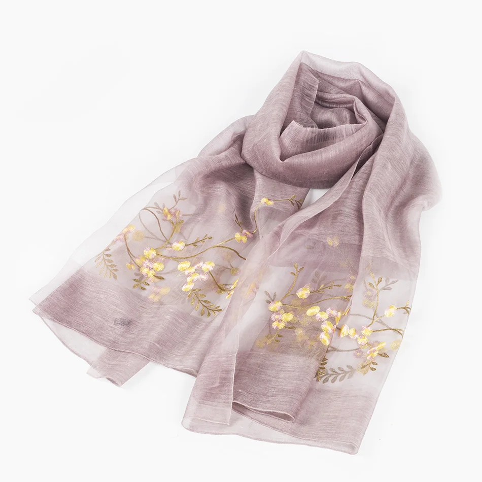 Rulan customized soft silk and wool twill scarf women hijab
