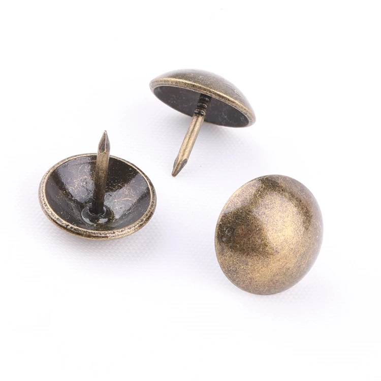 Античная Золотая Декоративная Металлическая Булавка для мебели дивана обивки