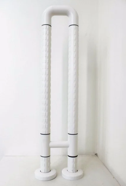 Hot sales abs plastic non-slip U shape handicap toilet grab bars for disability