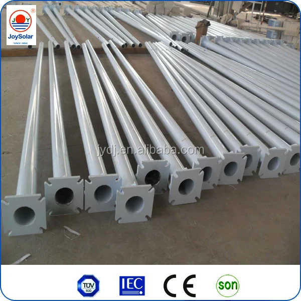 6M 8M 10M 12M Galvanized Steel Street Light posts for lights supplier for poteau pour lampadaire solaire para postes