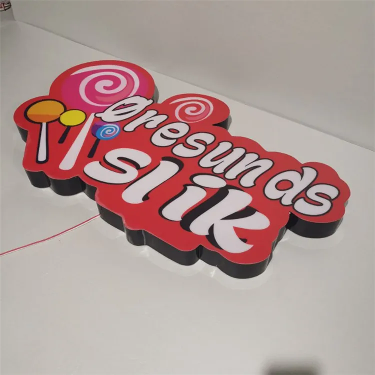 Retail Shop Front Light Box Signs Outdoor Store Letter Lightbox