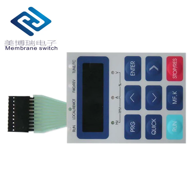 DIY membrane switch spacer foil keyboard for experimental apparatus Instrument