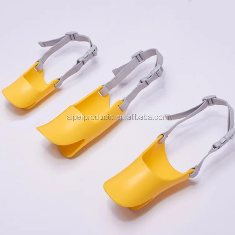 Funny Pet Duck Muzzle Soft Silicone Adjustable Outdoor Travel Safety Dog Muzzle