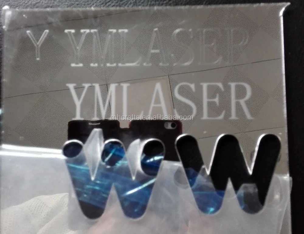 Fashion acrylic laser engraved round silver mirror double sided acrylic mirror sheet