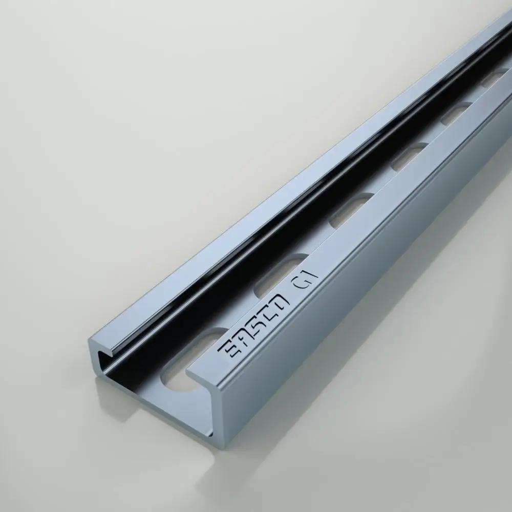 EASCO Steel Din Rail Perforated Slotted Steel Rail