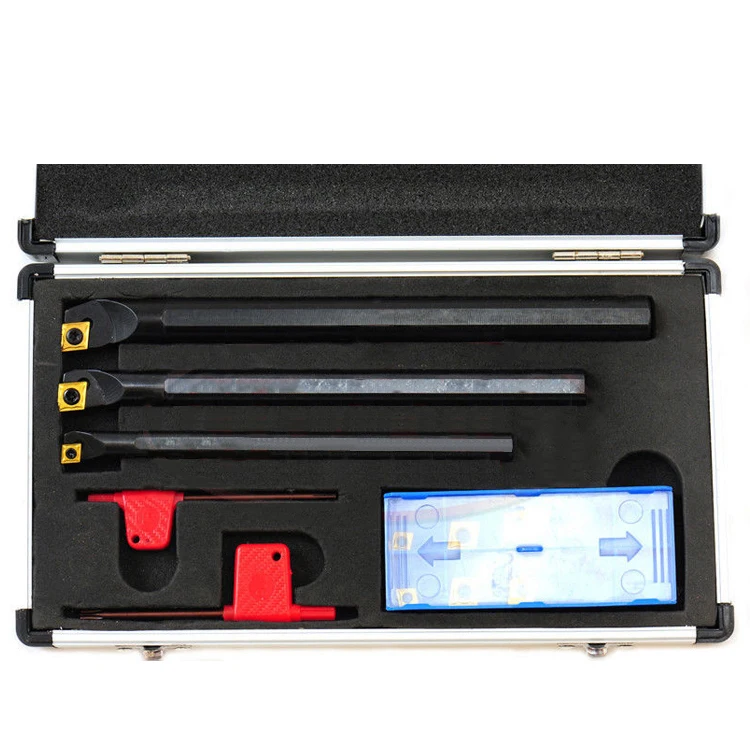 3PCS SCLCR quality CNC lathe internal boring bar turning tool holder with carbide inserts