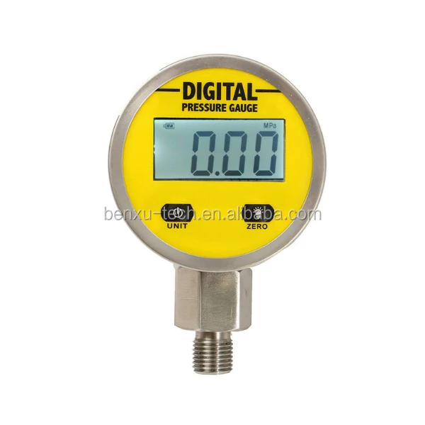 
0-25Mpa Metal Case Battery-powered Digital Pressure Gauge 