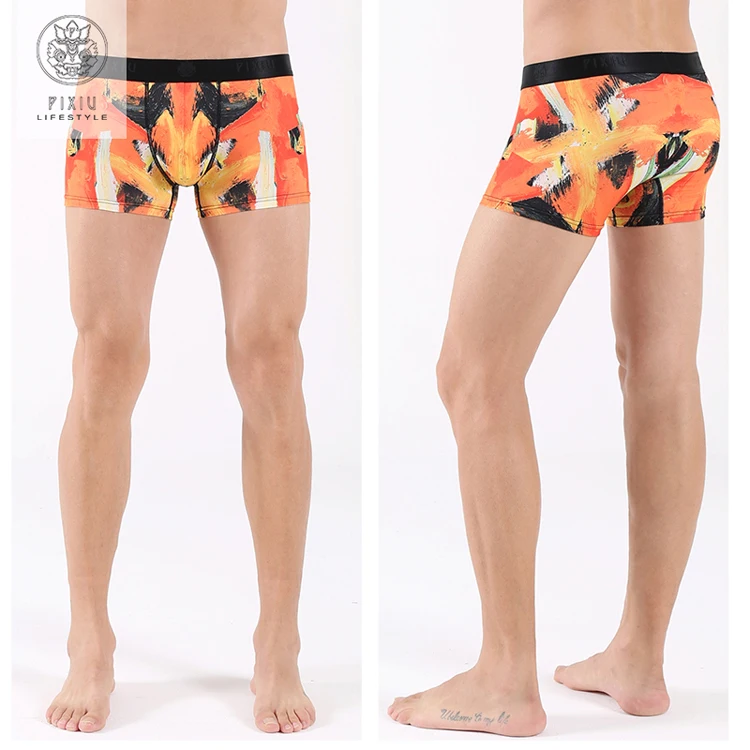 PIXIU LIFESTYLE 3 packs Spandex And Polyester Good Quality Boxer Shorts Underwear for Men