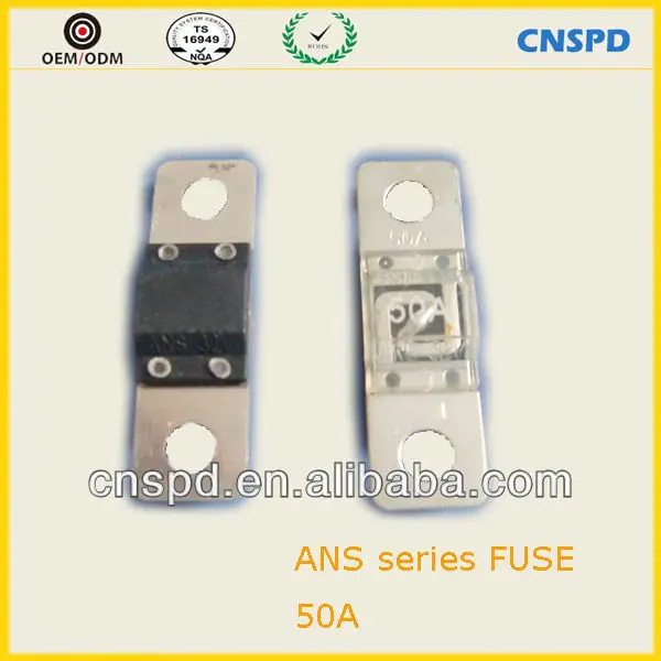 Типов автомобилей 50A мини-предохранитель, Прозрачные на болтах ANL серии, Тип предохранителя