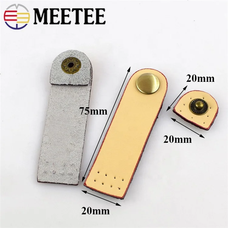 Meetee AP437 7.5*2cm Luggage Bags Notebook Toggle Snap Buttons Leather Hasp Clasp Buckle DIY Sewing Cloth Decor Accessories