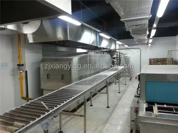 XYCF-450 automatic industrial rice cooking line/instant rice processing line