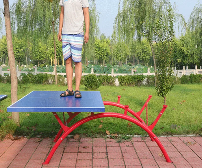 SMC Outdoor table tennis table 50mm flanging pinpong table