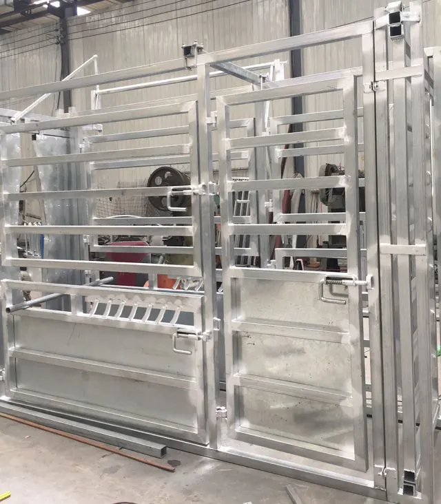 
Heavy duty hot dip galvanized Livestock Handling Equipment Vet Cattle Crush 